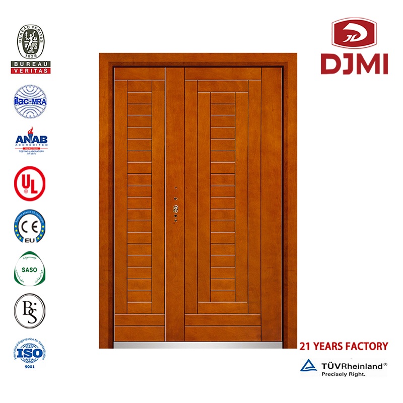 Новая установка броня дверь Hdf спальня деревянные передние двери дизайн китайский завод бронированные деревянные двери